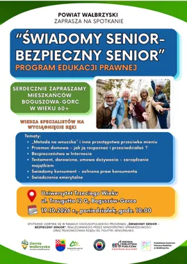 Świadomy senior – bezpieczny senior